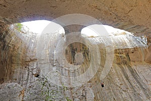 Prohodna Cave`s Eyes of God photo